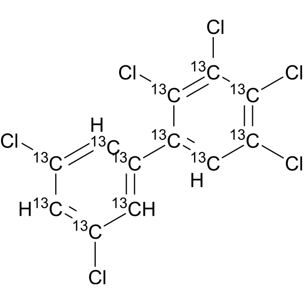 2,3,3′,4,5,5′-Hexachloro biphenyl-13C12